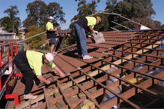 彩石金屬瓦的安裝